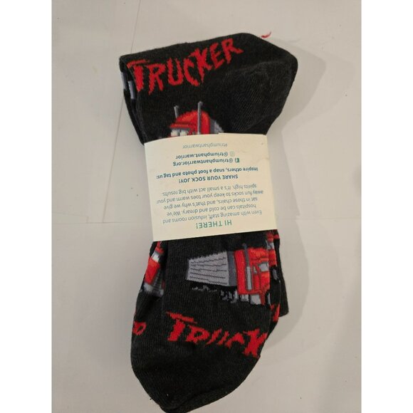 NWOT Triumpant Warrior "Mother Trucker"  Black Red Unisex Adult - Picture 2 of 8